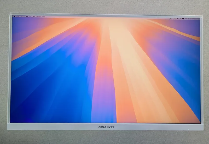 27インチ白色ゲーミングモニター GIGABYTE M27QA ICE レビュー | あ